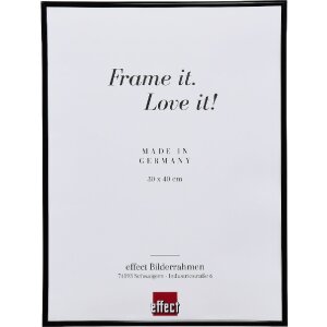 Cornice per foto Effect 20x25 cm nera con vetro artificiale