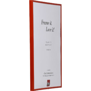 Cornice per foto Effect in plastica rosso 13x13 cm con vetro artistico