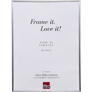 Cornice in plastica Effect 13x13 cm argento con vetro artistico