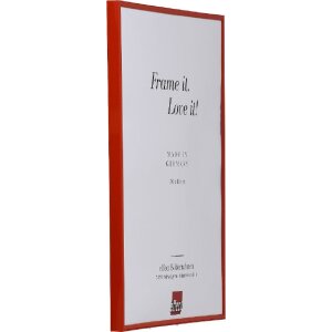 Cornice per foto in plastica Effect rossa 10x10 cm con vetro decorativo