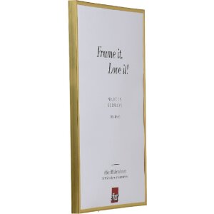 Cornice in plastica Effect 10x10 cm Oro con vetro artificiale