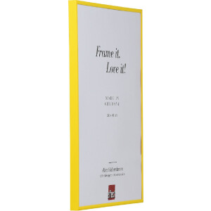 Cornice in plastica Effect 13x13 cm Gialla con vetro antiriflesso