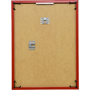 Cornice in plastica Effect 10x10 cm Rosso con vetro antiriflesso