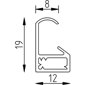 Cornice per foto Effect Art 60x60 cm rosa con vetro normale
