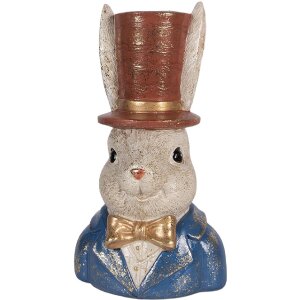 Statua decorativa conica di coniglio Clayre & Eef...