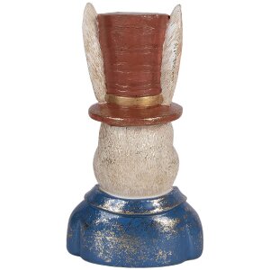 Statua decorativa conica di coniglio Clayre & Eef Beige 17x13x29 cm