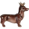 Decoro cane Clayre & Eef marrone 35x14x28 cm