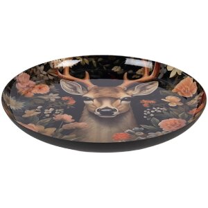 Scatola decorativa Clayre & Eef 66414 nera-marrone...