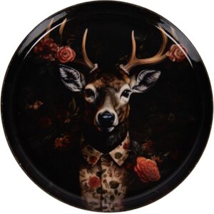 Sottopiatto Clayre & Eef 66419 Nero-Marrone Ø...