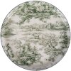 Sottopiatto Clayre & Eef Ø 11 cm x 1 cm Bianco con dettagli verdi