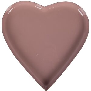 Set di tre scialli decorativi Clayre & Eef Rosa Ø 24/19/13 cm