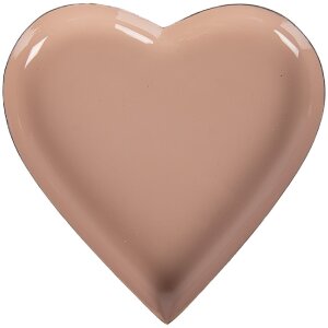 Set di tre scialli decorativi Clayre & Eef Rosa Ø 24/19/13 cm