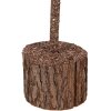 Albero di Natale Artificiale Clayre & Eef 50840 con Neve Ø 10x60 cm Base in Legno