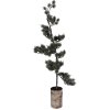 Albero decorativo Clayre & Eef 50845 con LED 30x35x100 cm Verde Marrone