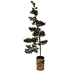 Albero decorativo Clayre & Eef 50845 con LED 30x35x100 cm Verde Marrone