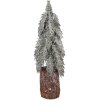 Albero di Natale artificiale Clayre & Eef Verde-Bianco Ø 12x32 cm