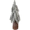 Albero di Natale artificiale Clayre & Eef Verde-Bianco Ø 12x32 cm