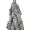 Albero di Natale artificiale Clayre & Eef Verde-Bianco Ø 12x32 cm
