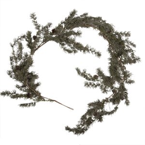 Ghirlanda decorativa con LED Clayre & Eef verde 20x7x180 cm