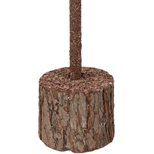 Albero di Natale artificiale Clayre & Eef Verde Bianco Ø 10 x 48 cm