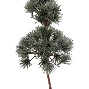 Decorazione albero Clayre & Eef 66433 14x14x45 cm Tonalità verdi con accenti marroni