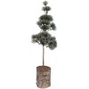 Decorazione albero Clayre & Eef 66433 14x14x45 cm Tonalità verdi con accenti marroni