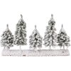 Decorazione Albero di Natale Clayre & Eef 66434 Bianco-Verde 40x8x25 cm