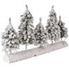 Decorazione Albero di Natale Clayre & Eef 66434 Bianco-Verde 40x8x25 cm