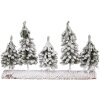 Decorazione Albero di Natale Clayre & Eef 66434 Bianco-Verde 40x8x25 cm