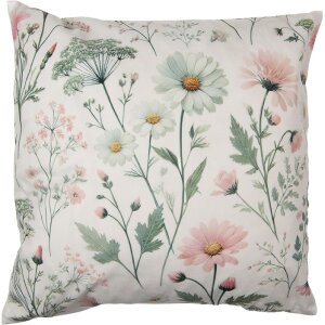 Copricuscino Clayre & Eef KT021.441 45x45 cm Beige-Rosa