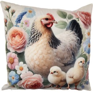 Copricuscino Clayre & Eef KT021.443 45x45 cm Beige-Rosa