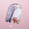 Album da matrimonio Goldbuch Herzensmoment Rosa 30x31 cm 60 pagine con pergamo e finestra incisa