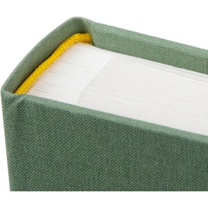 Album matrimonio Goldbuch Herzensmoment Artischocke 30x31 cm 60 pagine con taglio a finestra