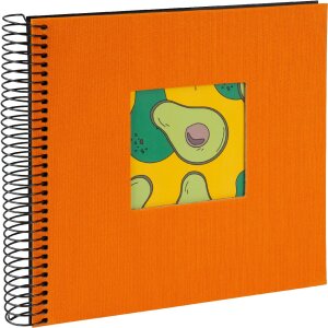 Album a spirale Goldbuch Bella Vista Sun Orange 20x20 cm...