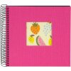 Album a spirale Goldbuch Bella Vista Electric Fuchsia 20x20 cm 40 pagine nere