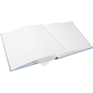 Album per neonato Goldbuch Wolkenpoesie Blu 30x31 cm con 60 pagine in pergamena e testo introduttivo