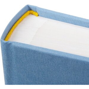 Album per neonato Goldbuch Wolkenpoesie Blu 30x31 cm con 60 pagine in pergamena e testo introduttivo