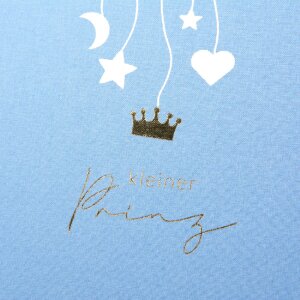 Album per neonato Goldbuch Wolkenpoesie Blu 30x31 cm con 60 pagine in pergamena e testo introduttivo