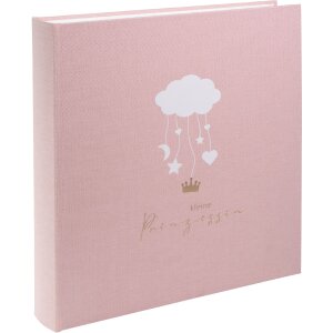 Album per neonato Goldbuch Wolkenpoesie Rosa 30x31 cm con 60 pagine e testo introduttivo