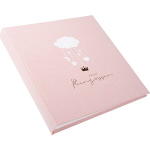 Album per neonato Goldbuch Wolkenpoesie Rosa 30x31 cm con 60 pagine e testo introduttivo