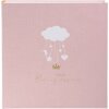 Album per neonato Goldbuch Wolkenpoesie Rosa 30x31 cm con 60 pagine e testo introduttivo