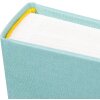 Album per bambini Goldbuch Cozy Nest Aqua 30x31 cm tessuto 58 pagine con apertura a finestra e introduzione illustrata