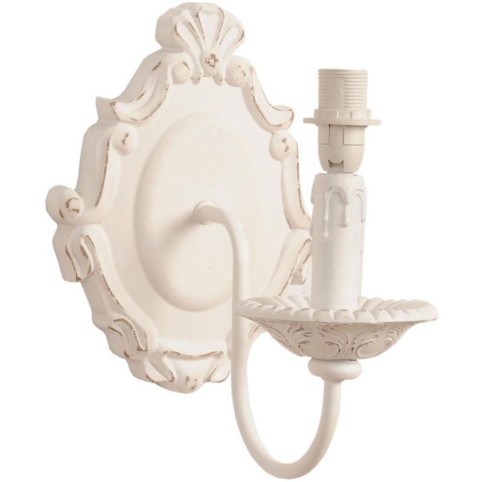 Lampada da parete 19x25x24,5 cm bianco e27 max. 60 Watt