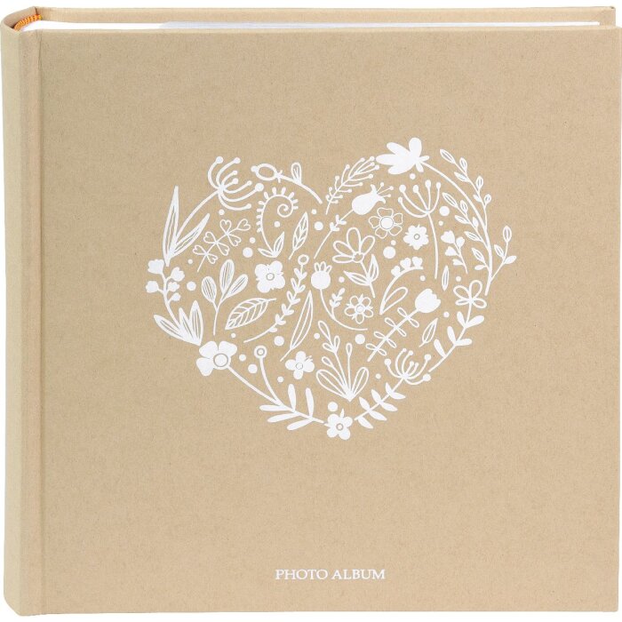 Album fotografico a tasche Goldbuch Springheart Carta Kraft 200 foto 10x15 cm Memo 22x22 cm