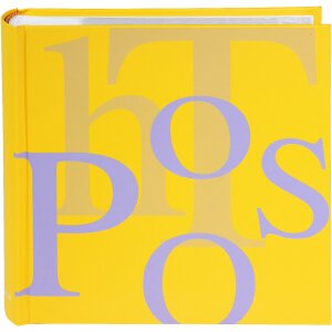 Album da collezione Goldbuch "p-h-o-t-o-s" per 200 foto 10x15 cm, rilegatura rigida con stampa artistica e funzione memo, dimensioni ca. 22x22 cm, versioni colorate