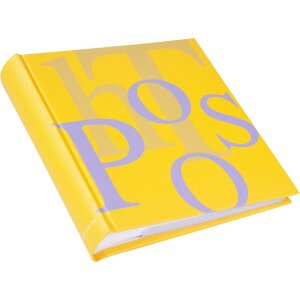 Album da collezione Goldbuch "p-h-o-t-o-s" per 200 foto 10x15 cm, rilegatura rigida con stampa artistica e funzione memo, dimensioni ca. 22x22 cm, versioni colorate