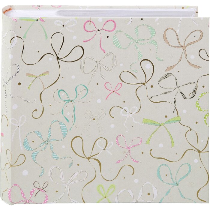 Album fotografico Goldbuch Ribboné Taupe per 200 foto 10x15 cm con copertina rigida 23x23 cm