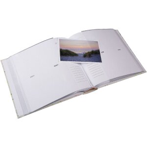 Album fotografico Goldbuch Ribboné Taupe per 200 foto 10x15 cm con copertina rigida 23x23 cm
