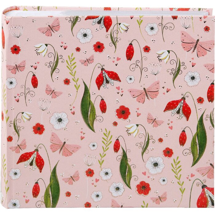 Album da collezione Goldbuch "Secret Garden Pink" per 200 foto 10x15 cm, dimensioni esterne ca. 22x23 cm