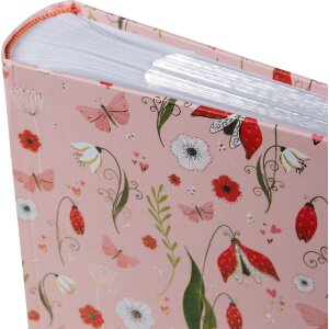 Album da collezione Goldbuch "Secret Garden Pink" per 200 foto 10x15 cm, dimensioni esterne ca. 22x23 cm